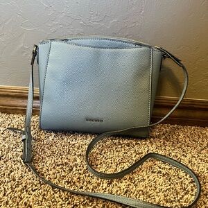 Light blue Nine West crossbody handbag